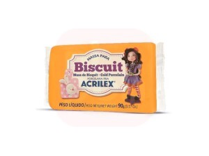 Massa de Biscuit 90g Laranja - Acrilex