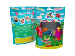 Massa de modelar KIT Animais da Selva